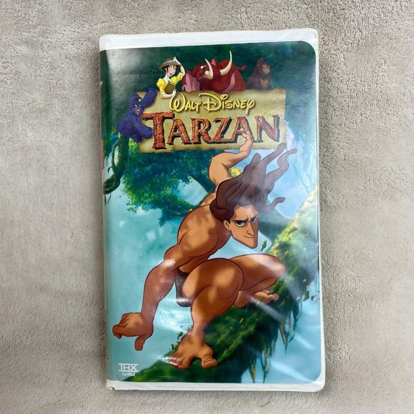 Tarzan 1999 Walt Disney Tony Goldwyn Minnie Driver Animation Adventure VHS Tape - Picture 1 of 3